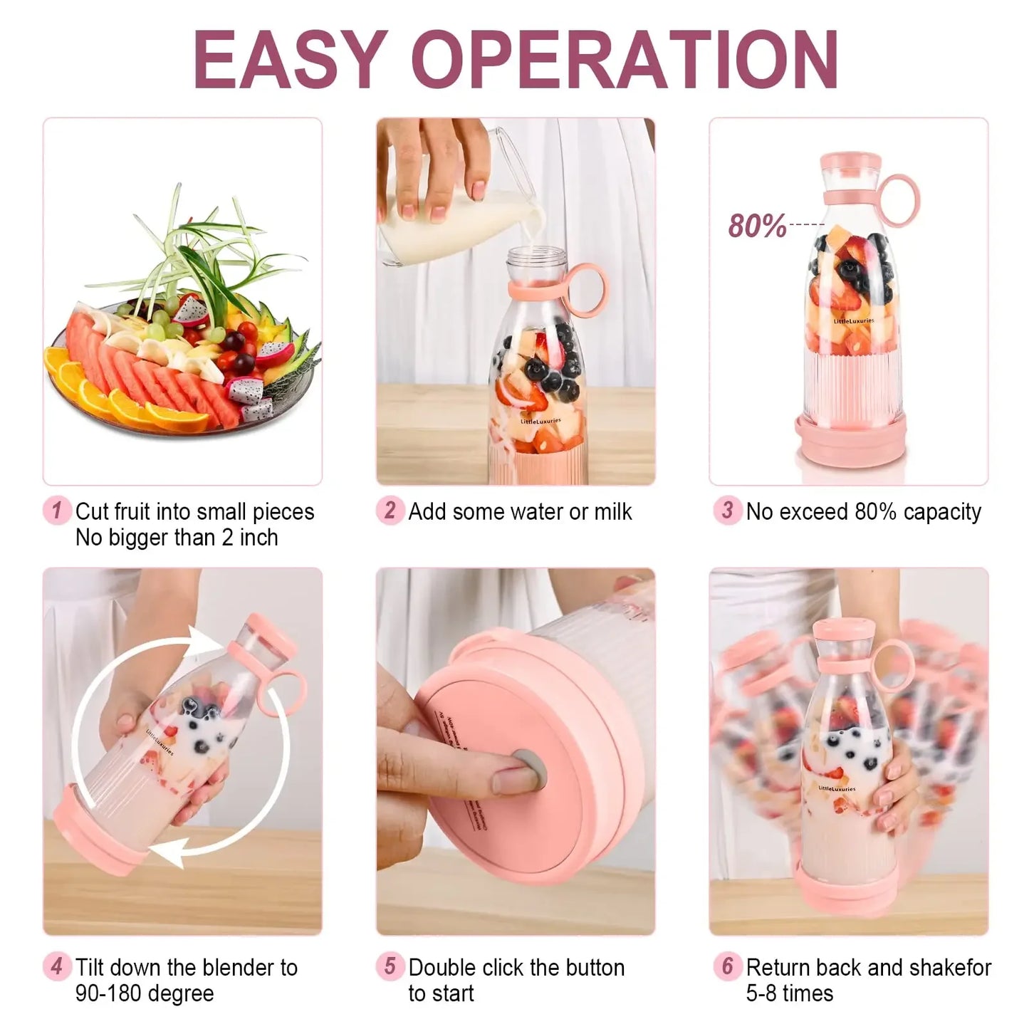 Portable Smoothie Blender 